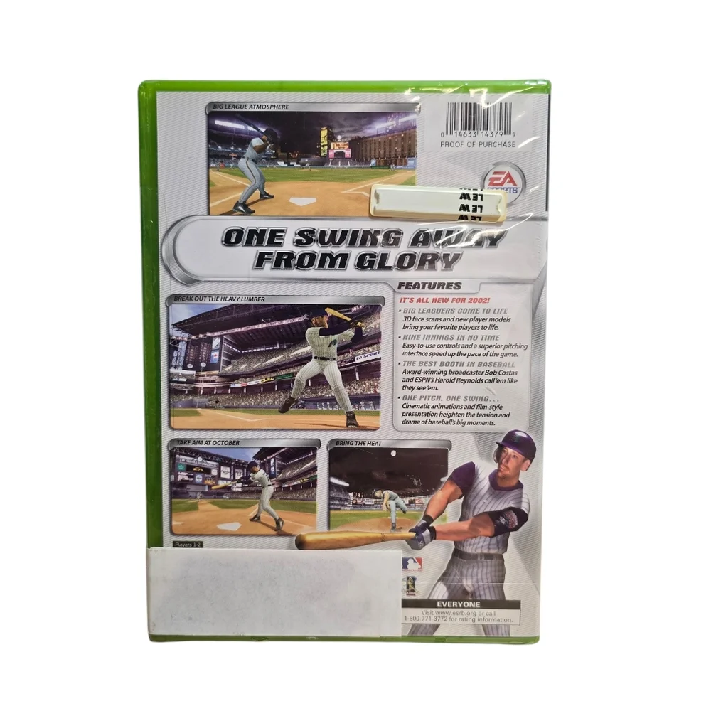 Triple Play Baseball 2002 (Microsoft Xbox, 2002), EA‎ SPORTS, New Sealed